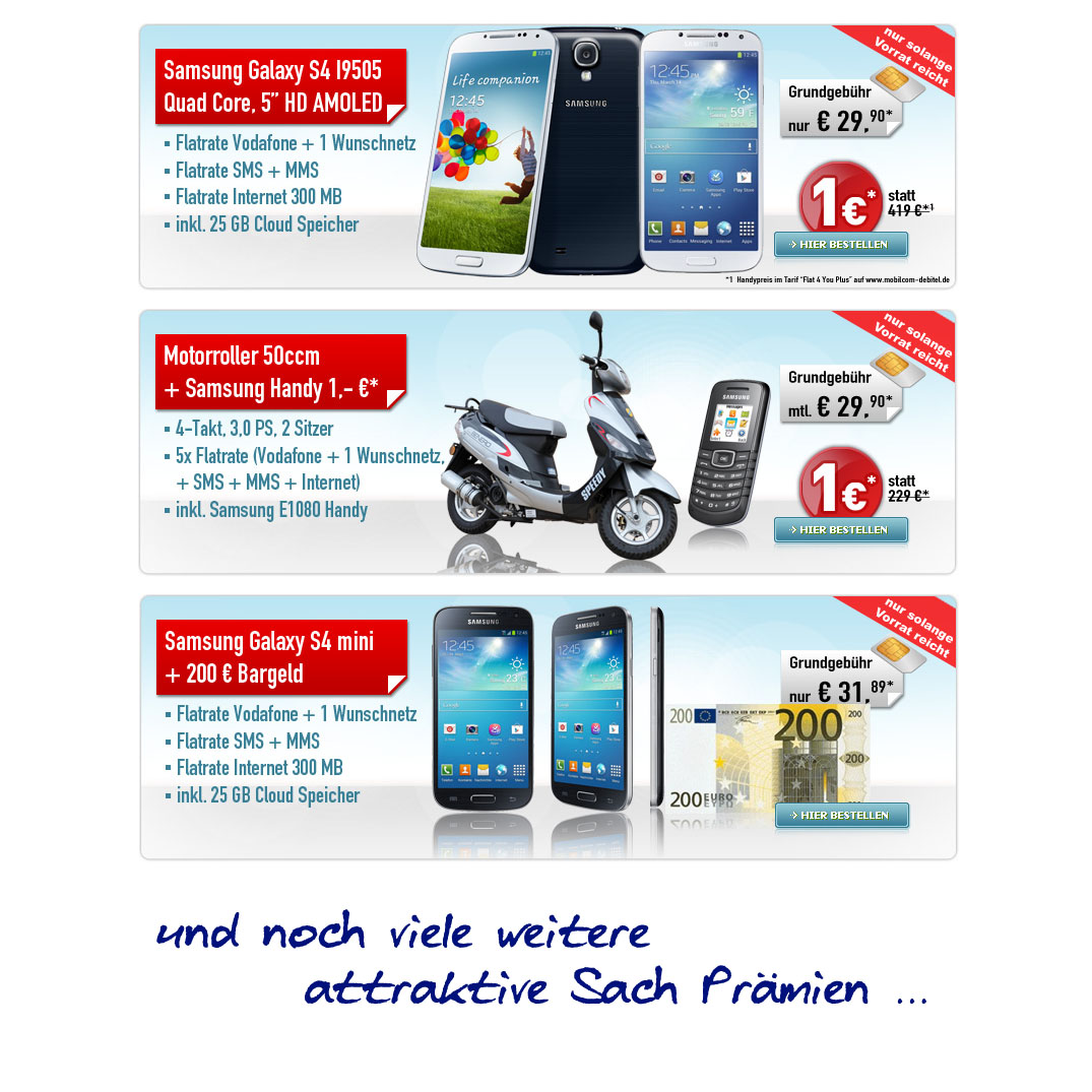 jetzt Mobilfunk Vertrag Bundles sichern